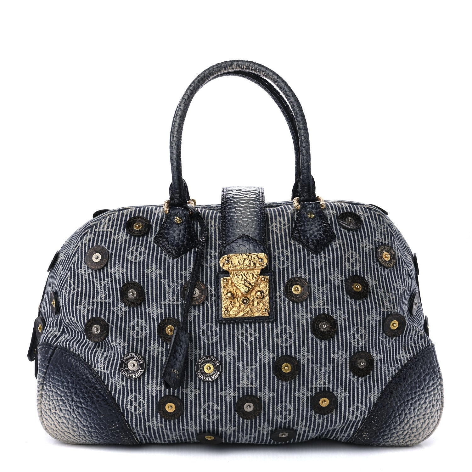 Louis Vuitton Denim Polka Dot Trunks and Bags Bowly 1 of 12