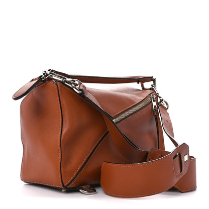 Loewe Calfskin Small Puzzle Bag Tan 3 of 12