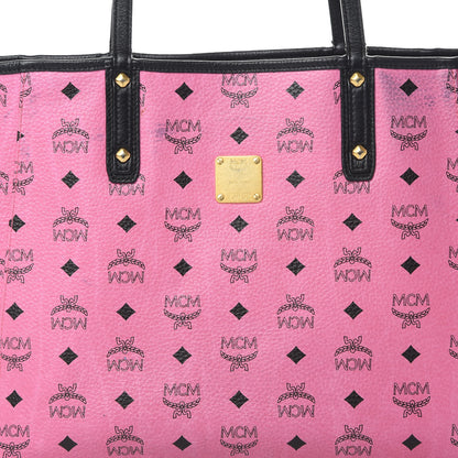 MCM Visetos Medium Liz Reversible Shopper Tote Pink 12 of 23