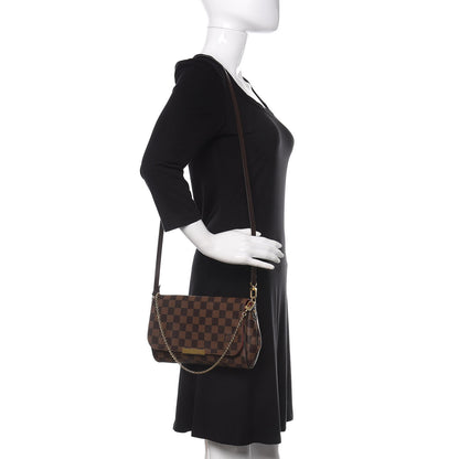Louis Vuitton Damier Ebene Favorite MM 2 of 12