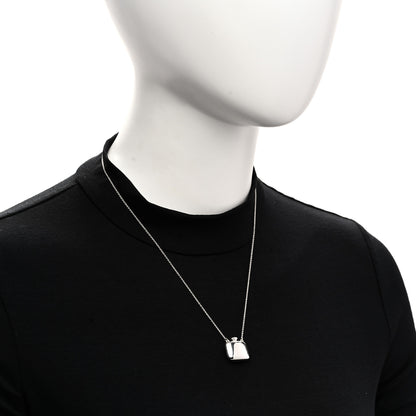 Tiffany Sterling Silver Elsa Peretti Square Bottle Pendant Necklace 2 of 5