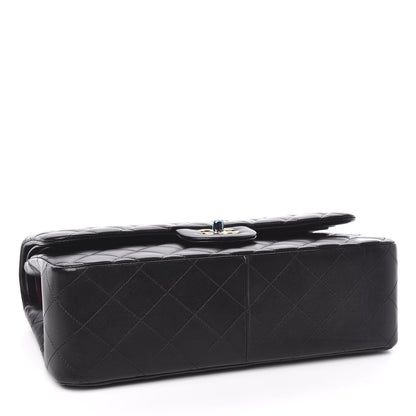 Chanel Lambskin Quilted Jumbo Double Flap Black 4 of 9