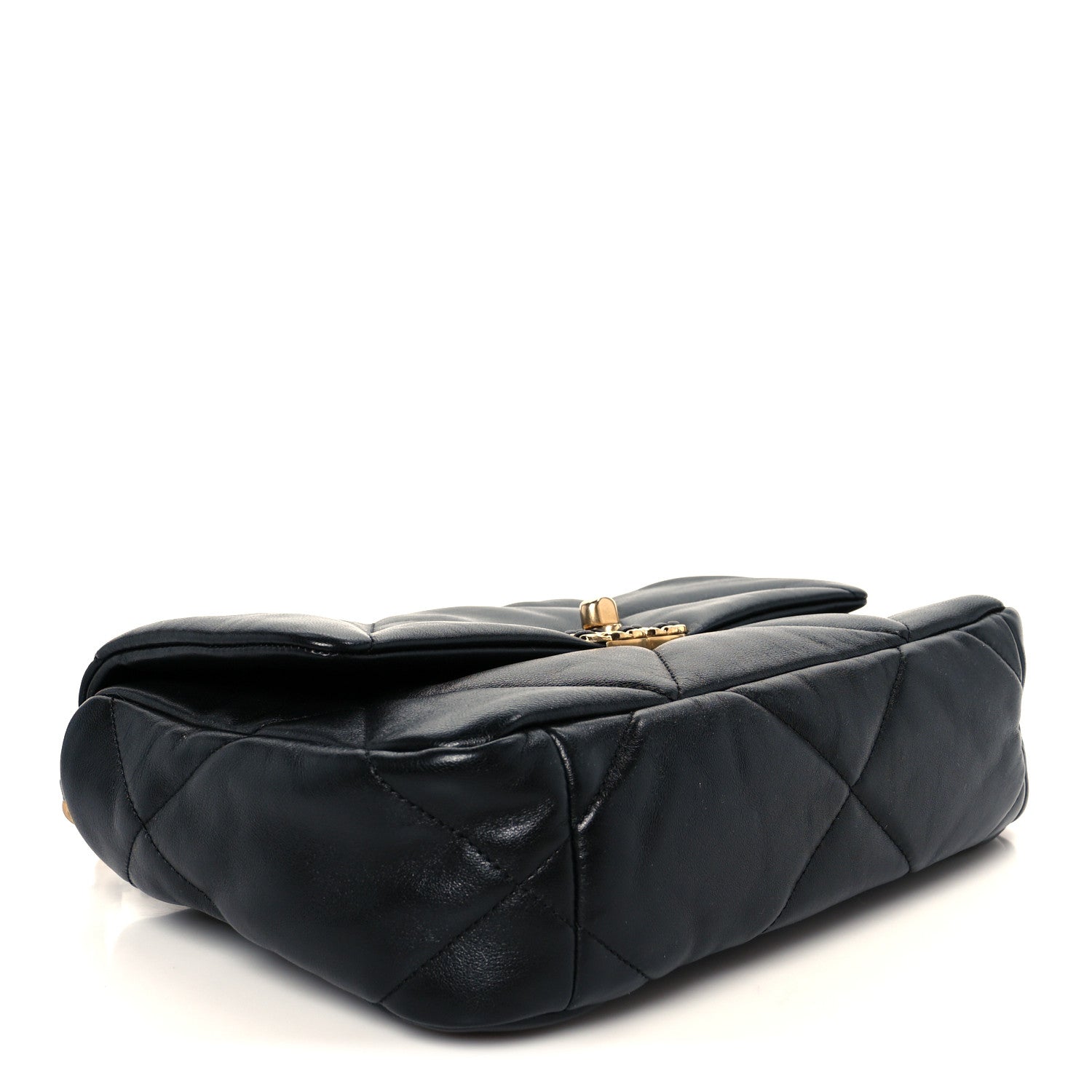 Chanel Goatskin Quilted Medium Chanel 19 Flap Black 4 of 11