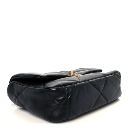 Chanel Goatskin Quilted Medium Chanel 19 Flap Black 4 of 11