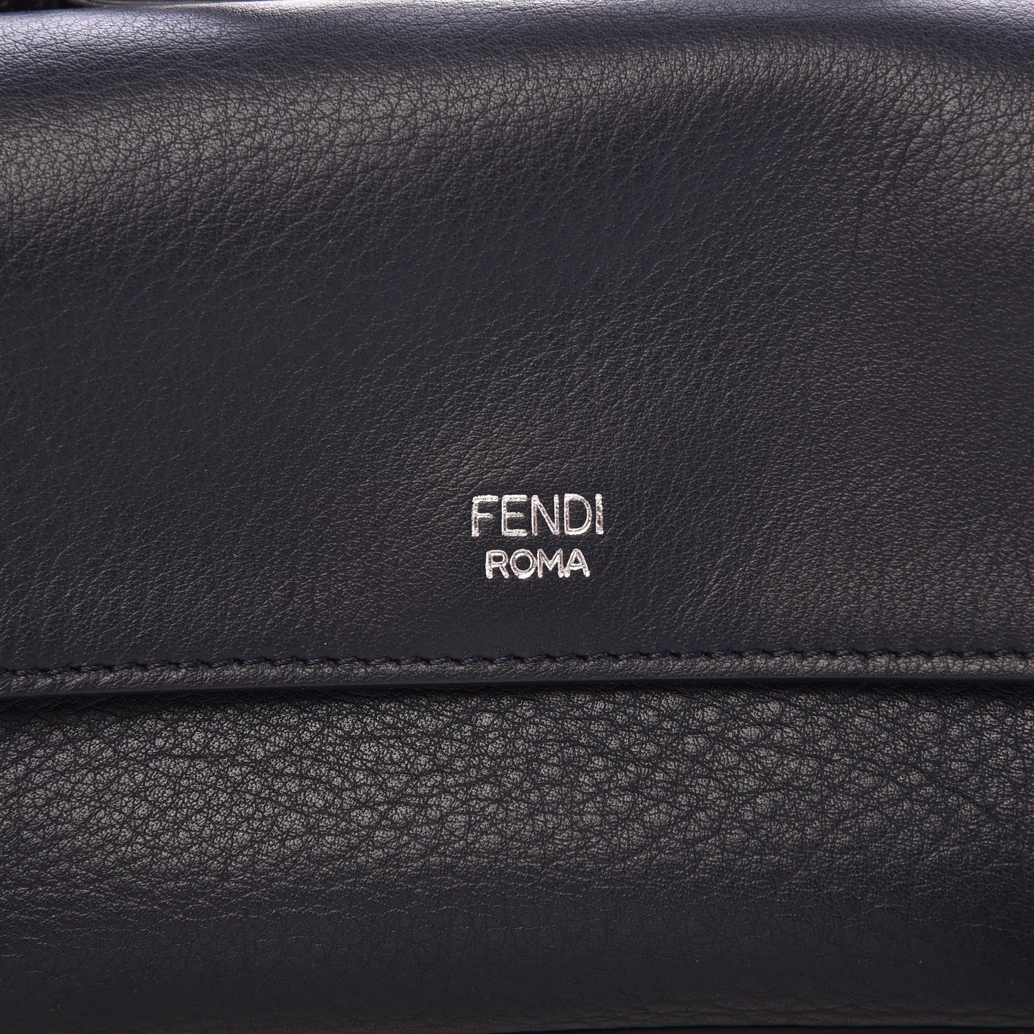Fendi Vitello Dolce Hypnotic Micro Double Baguette Multicolor Blue Notte 9 of 14
