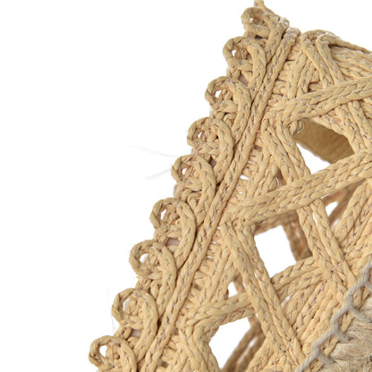 Chanel Woven Fabric Grosgrain CC Espadrilles 35 Beige Black 9 of 10