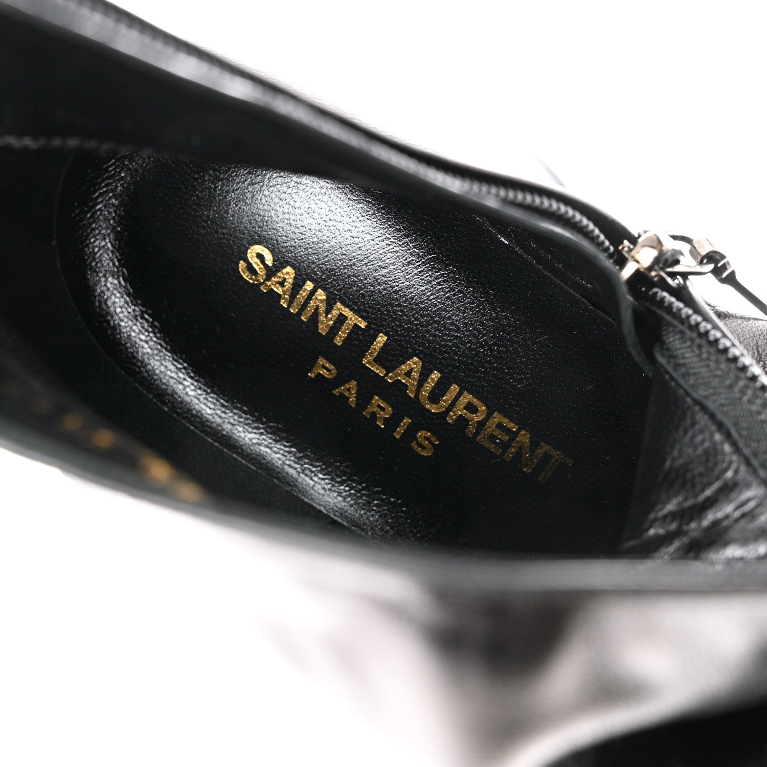 Saint Laurent Nappa Loulou Ankle Zip Boot 37 Black 7 of 10