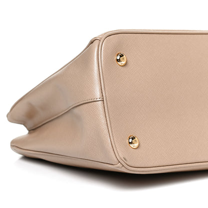 Prada Saffiano Medium Galleria Double Zip Tote Sabbia 9 of 10
