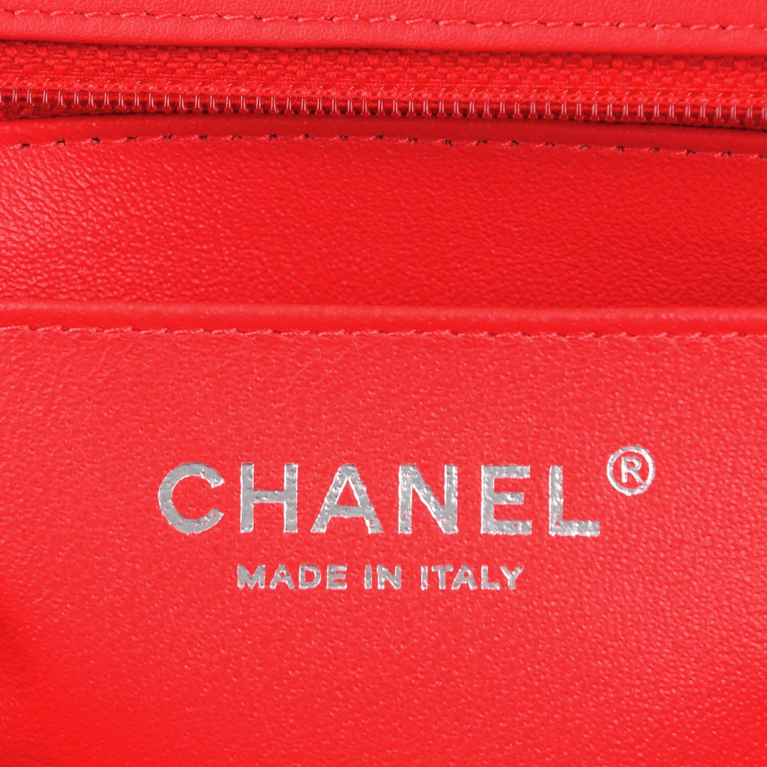 Chanel Patent Calfskin Quilted Mini Rectangular Flap Coral 7 of 7