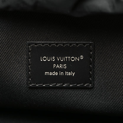 Louis Vuitton Shiny Calfskin Montsouris Cargo Backpack Black 6 of 9