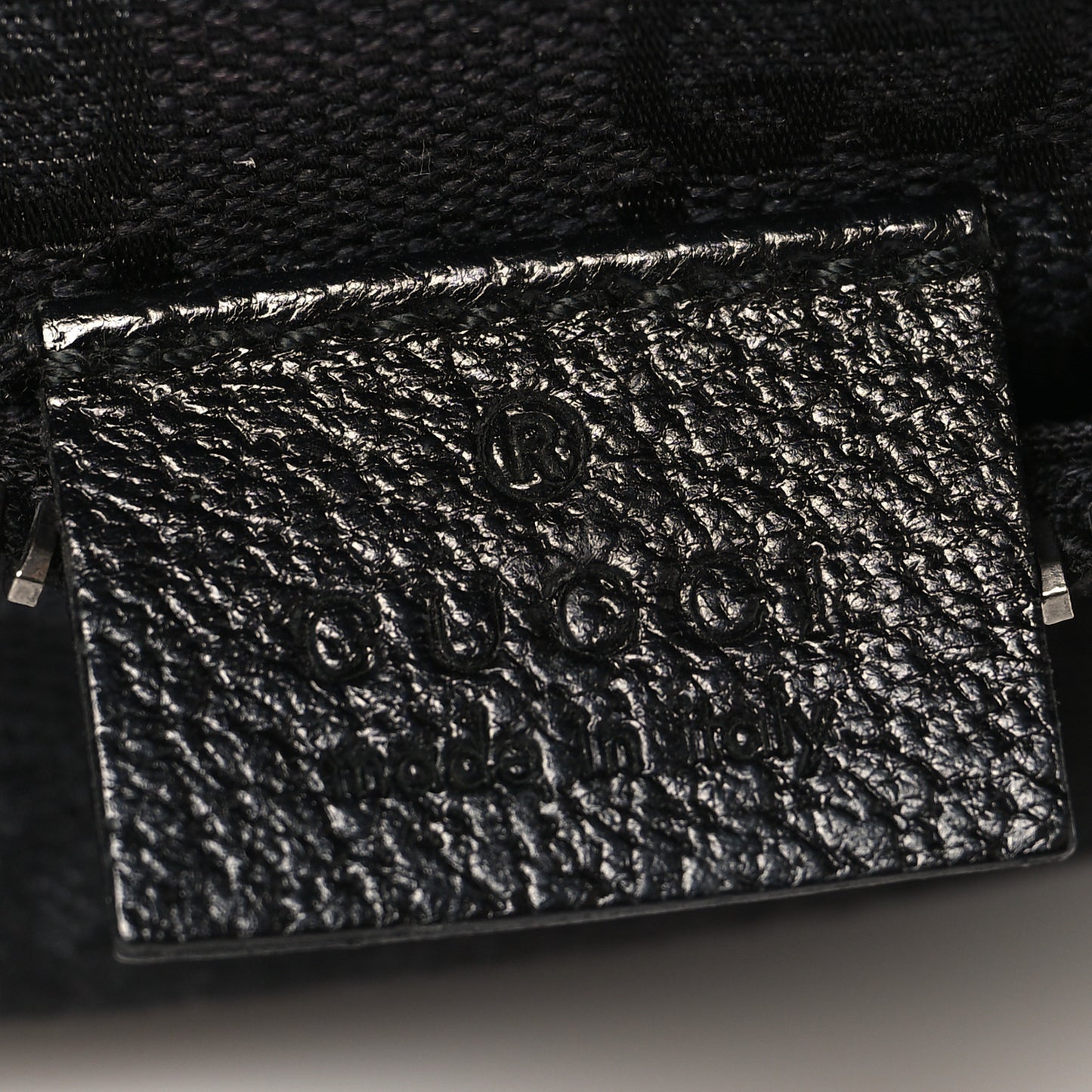 GG Monogram Double Pocket Belt Bag Black