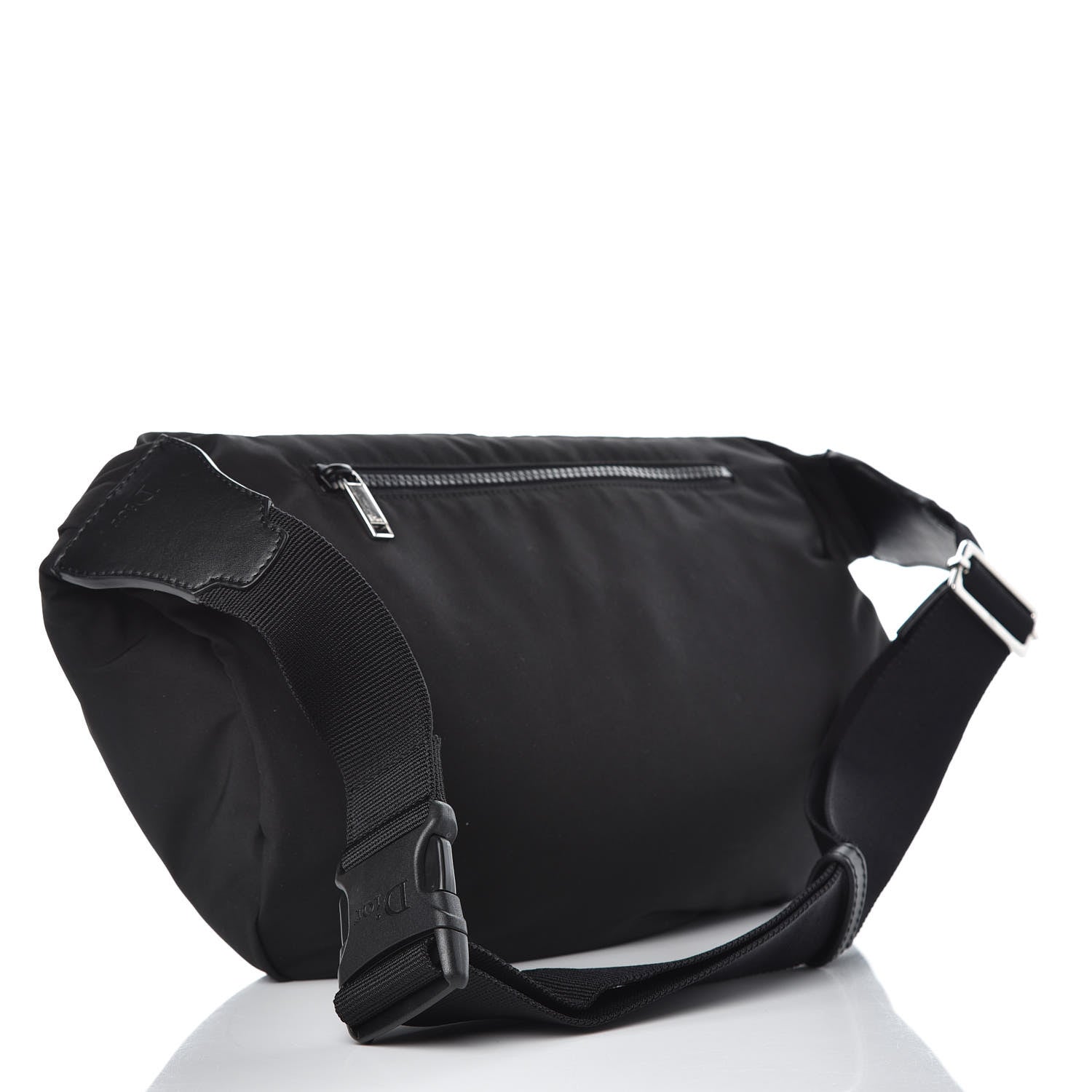 Christian Dior Nylon Bee Body Bag Black 3 of 7