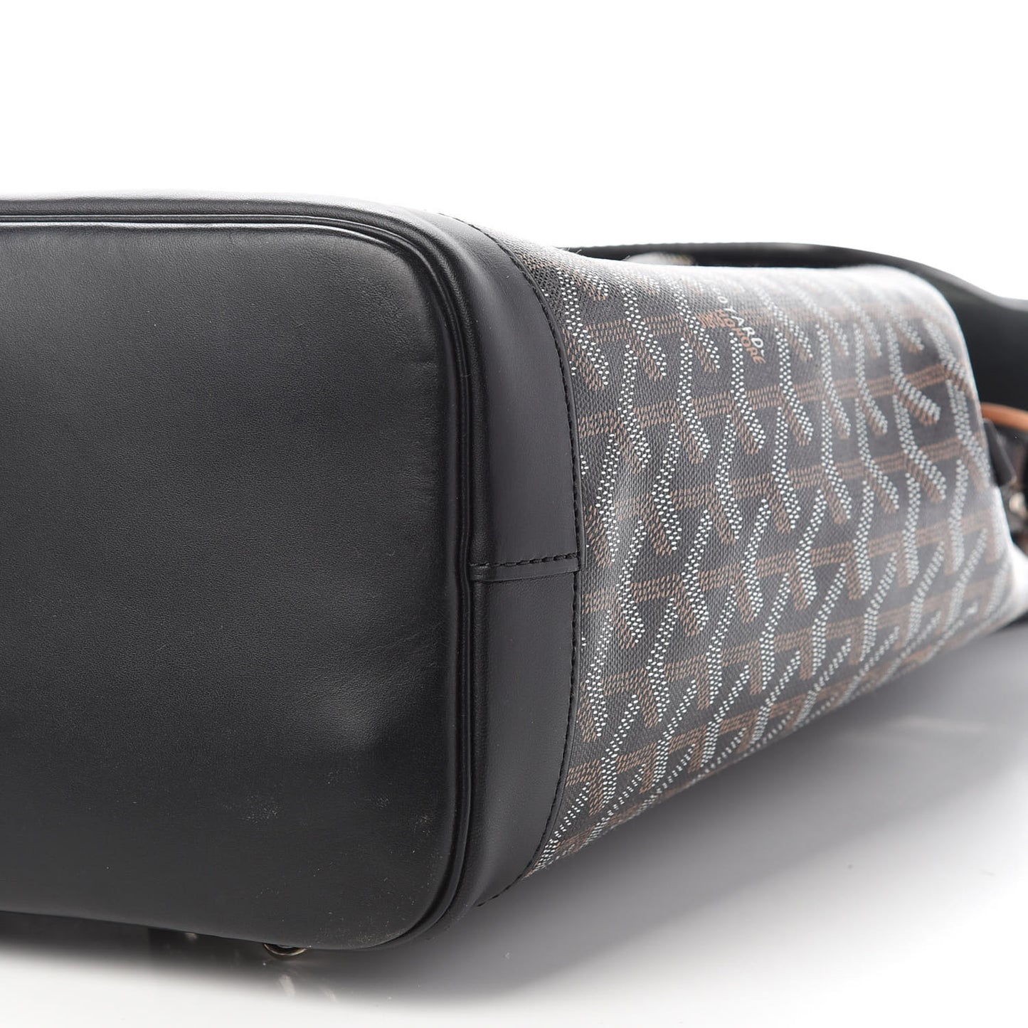 Goyardine Calfskin Alpin MM Backpack Black