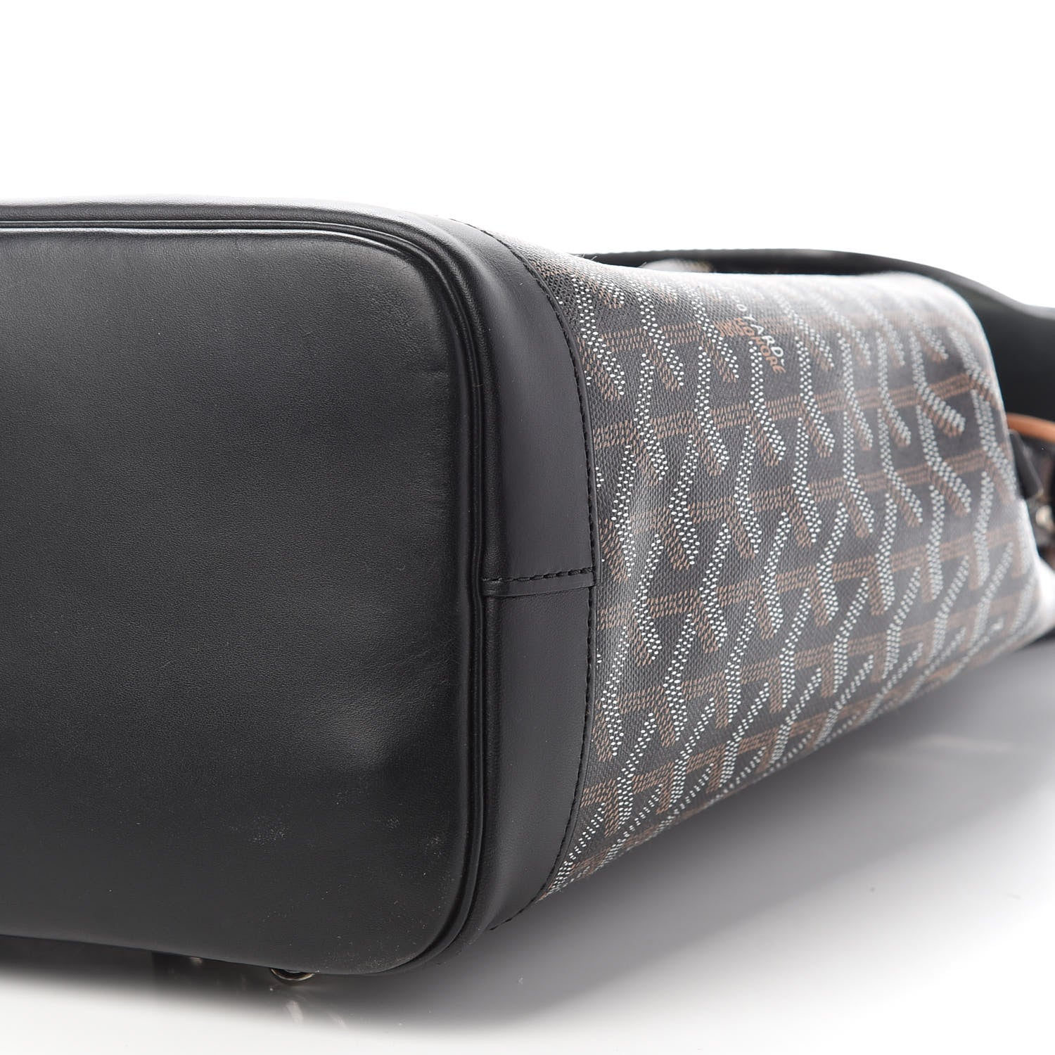 Goyard Goyardine Calfskin Alpin MM Backpack Black 9 of 9