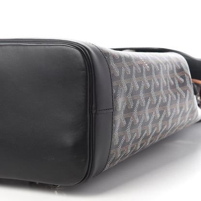 Goyard Goyardine Calfskin Alpin MM Backpack Black 9 of 9