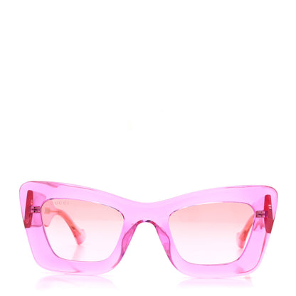 Gucci Acetate Injection Cat Eye Sunglasses GG1552S Purple 2 of 8