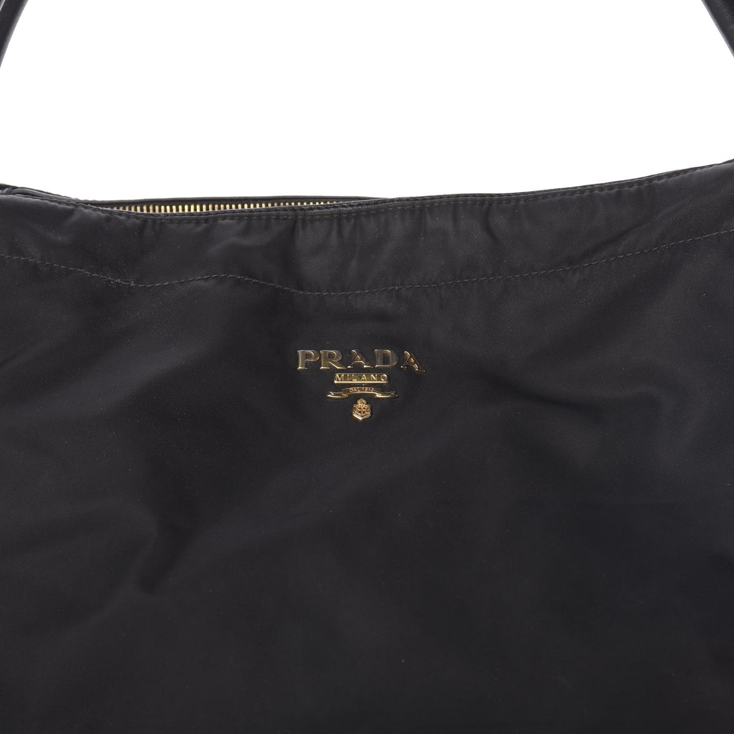 Tessuto Nylon Saffiano Tote Black