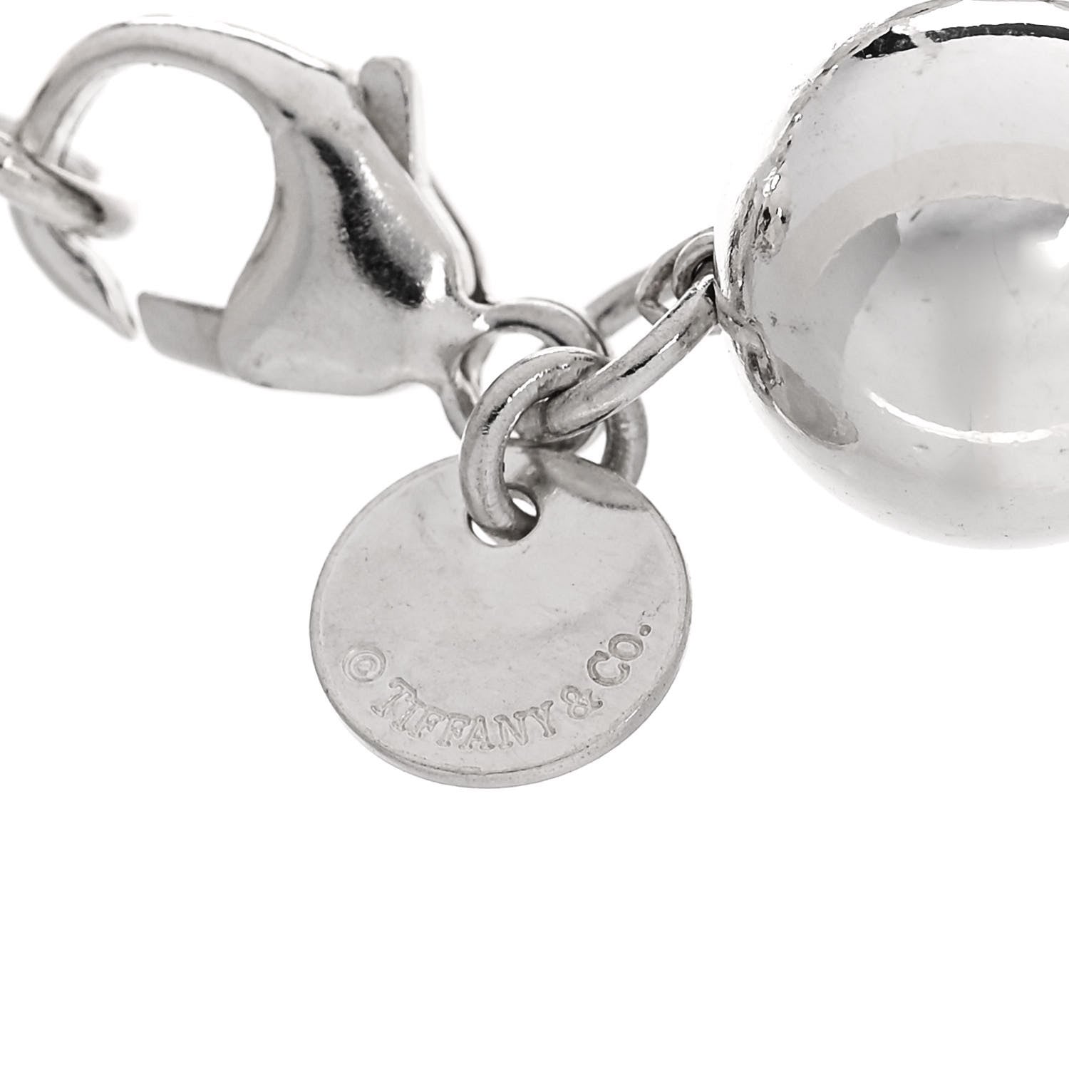 Tiffany Sterling Silver 10mm HardWear Ball Bracelet 4 of 4