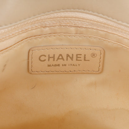 Chanel Raffia Sequin Small Single Flap Beige Gold 7 of 9