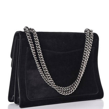 Gucci Suede Medium Dionysus Shoulder Bag Black 3 of 15
