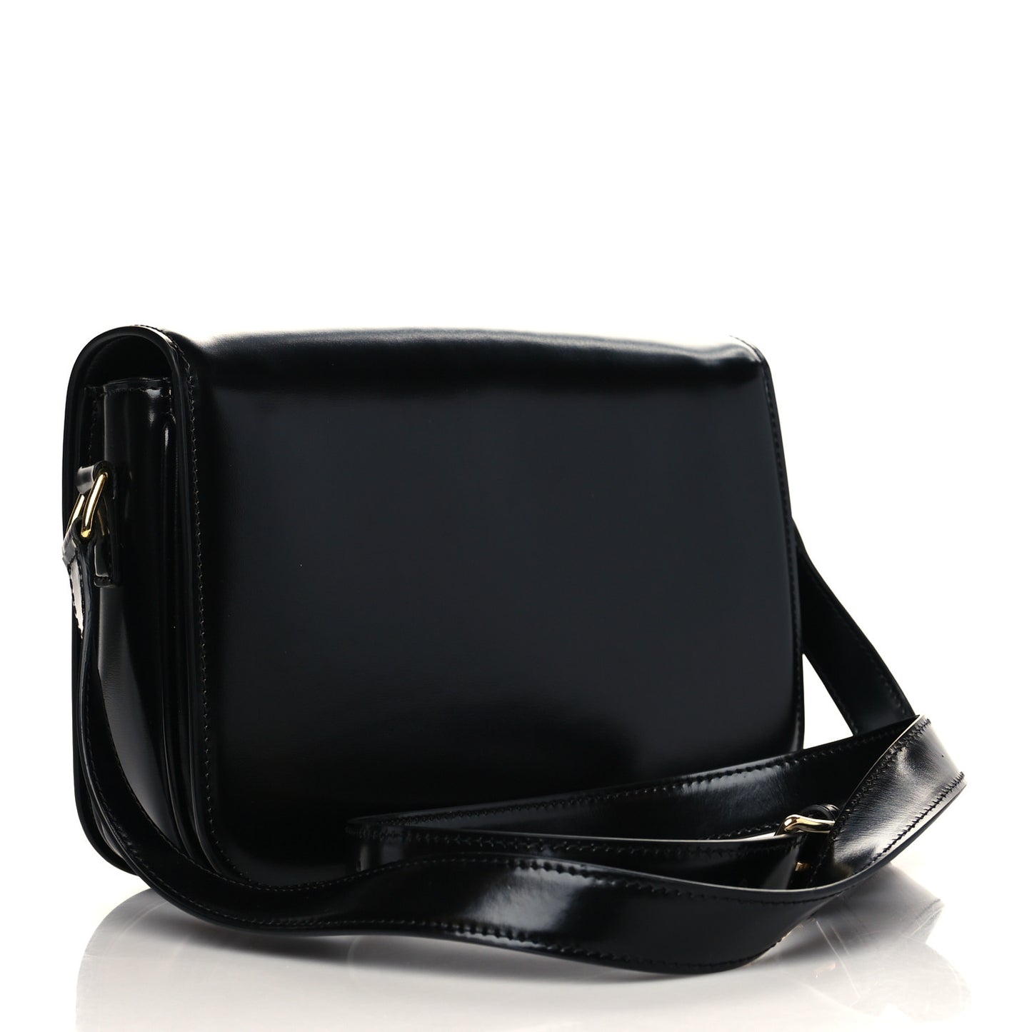 Shiny Calfskin Teen Triomphe Black
