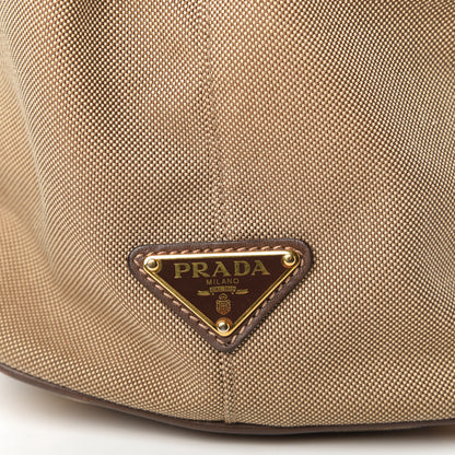 Prada Jacquard Logo Tote Corda Bruciato 10 of 10