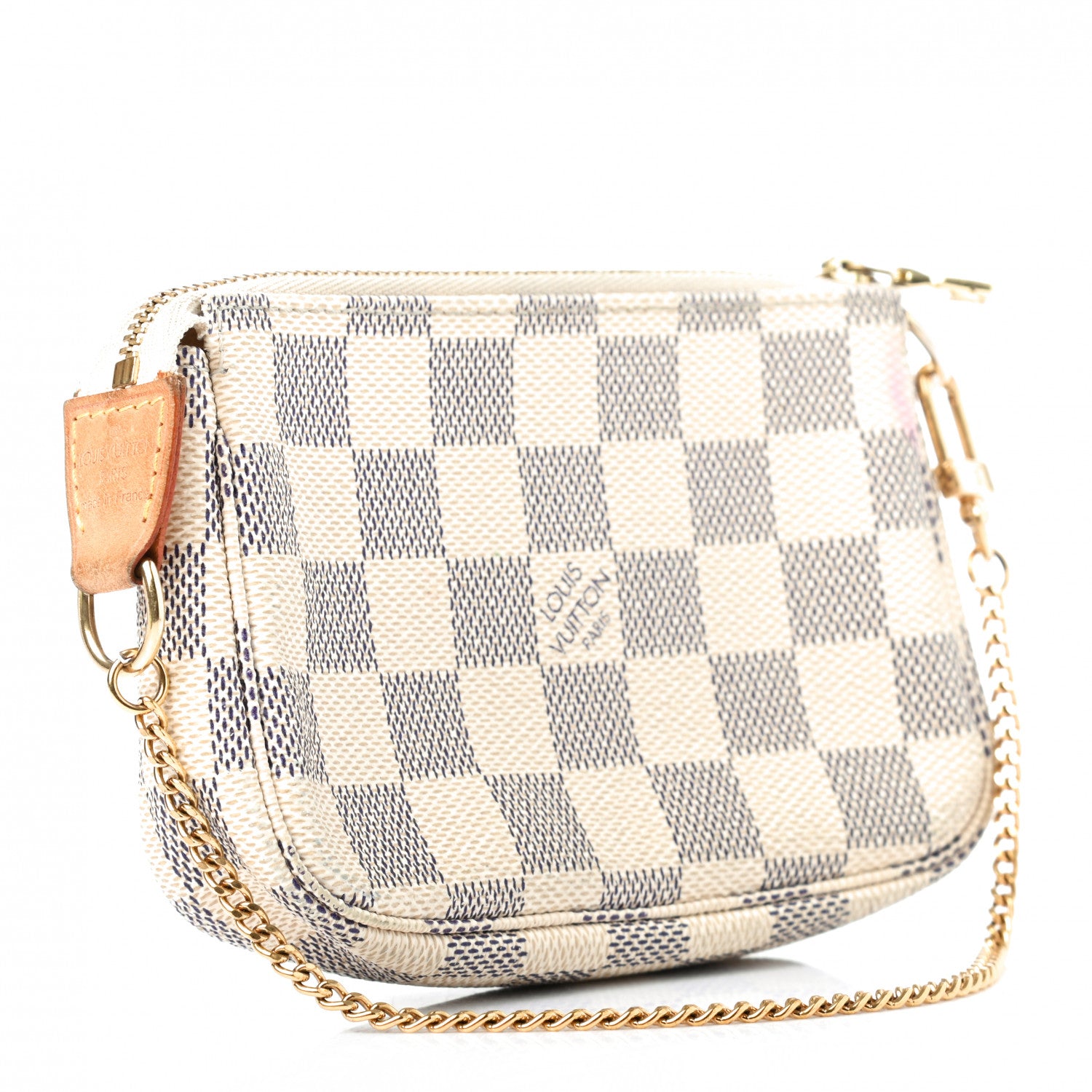 Louis Vuitton Damier Azur Mini Pochette Accessories 3 of 10