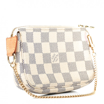 Louis Vuitton Damier Azur Mini Pochette Accessories 3 of 10