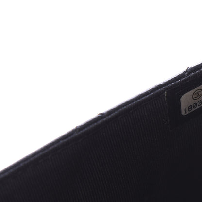 Chanel Lambskin Quilted Wallet On Chain WOC Black 10 of 11