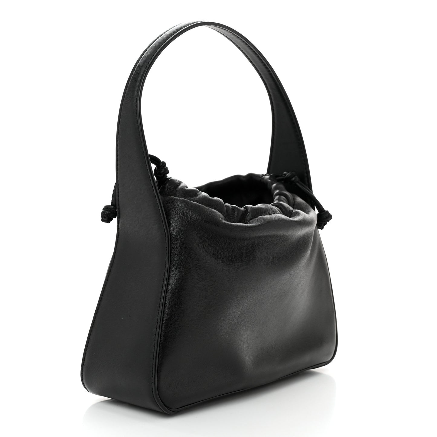 Lambskin Nylon Small Ryan Bag Black
