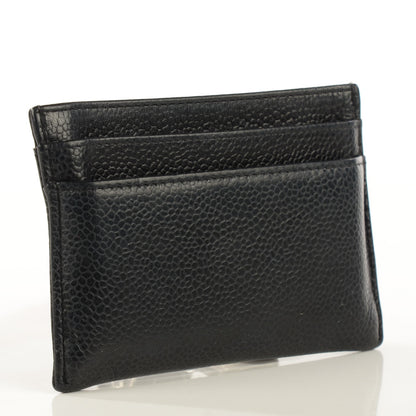 Chanel Caviar Timeless CC Card Holder Black 3 of 7