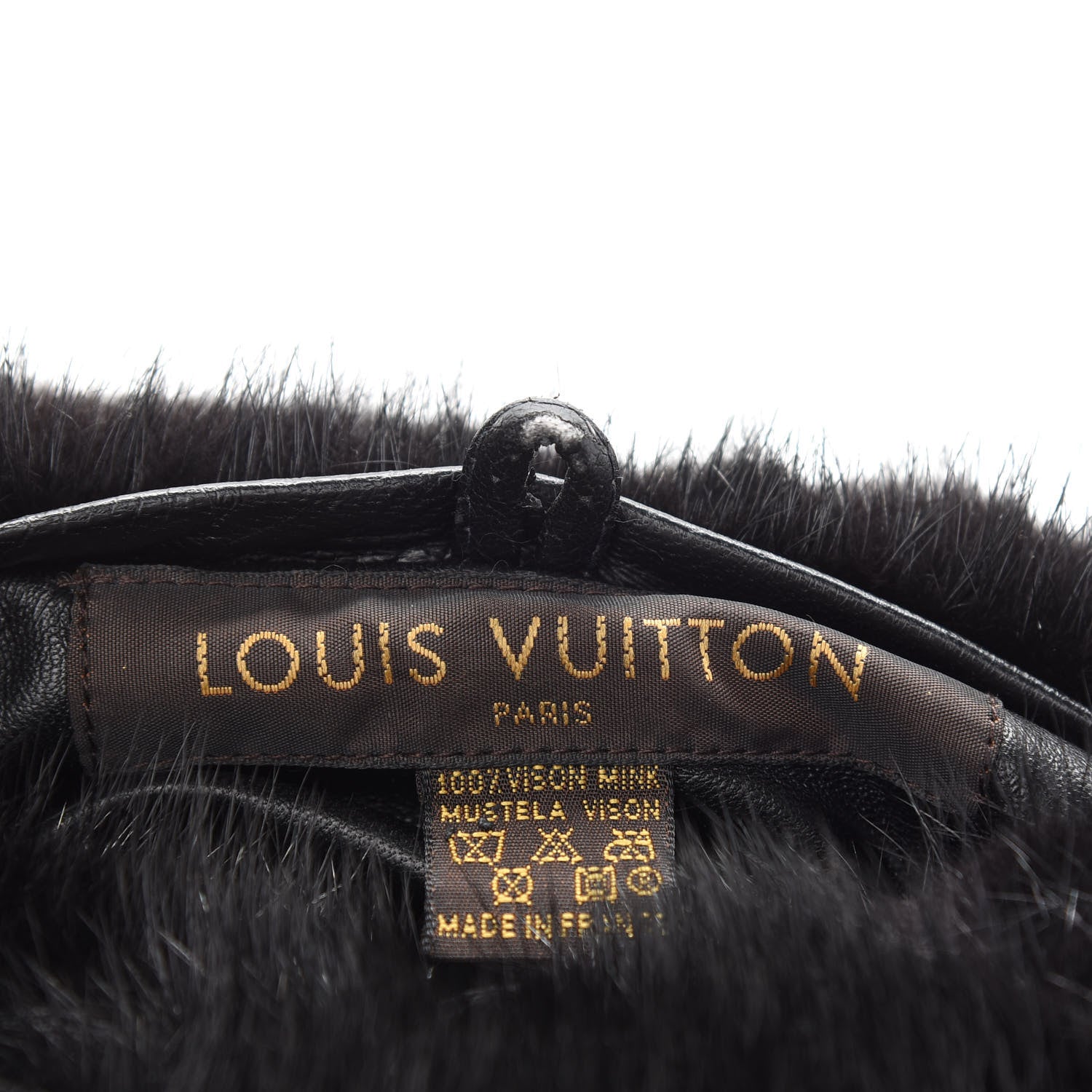 Louis Vuitton Vison Fur Muff Black 6 of 8
