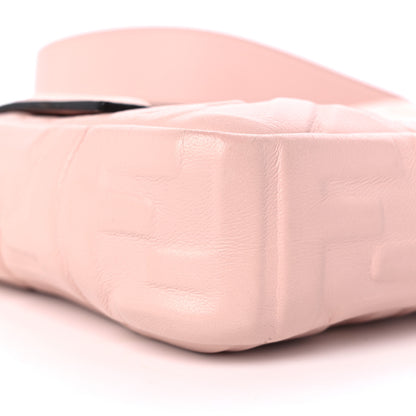 Fendi Nappa FF 1974 Embossed Baguette Rosa Quarzo 8 of 11