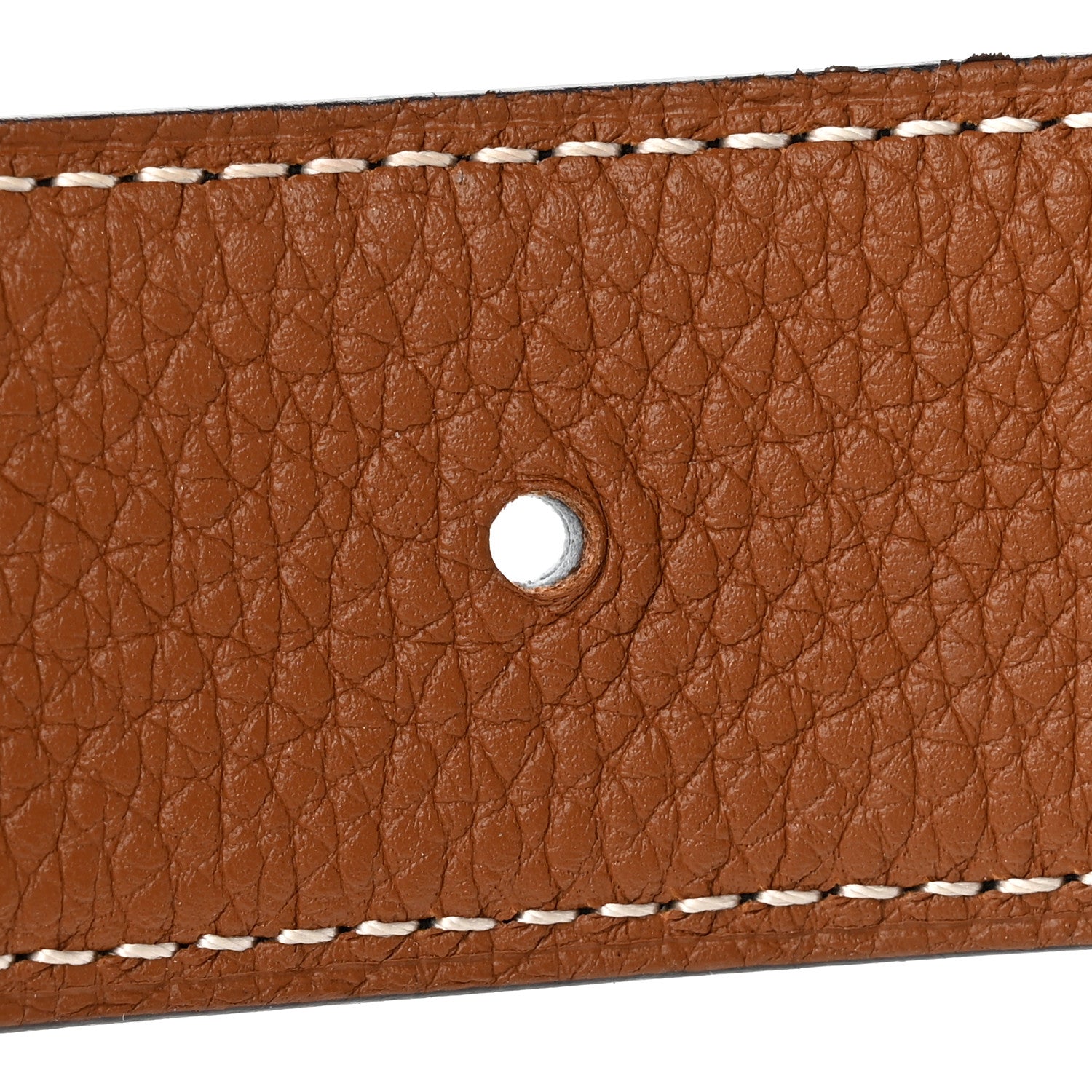 Hermes Box Togo H 32mm Belt 95 38 Black Gold 7 of 8