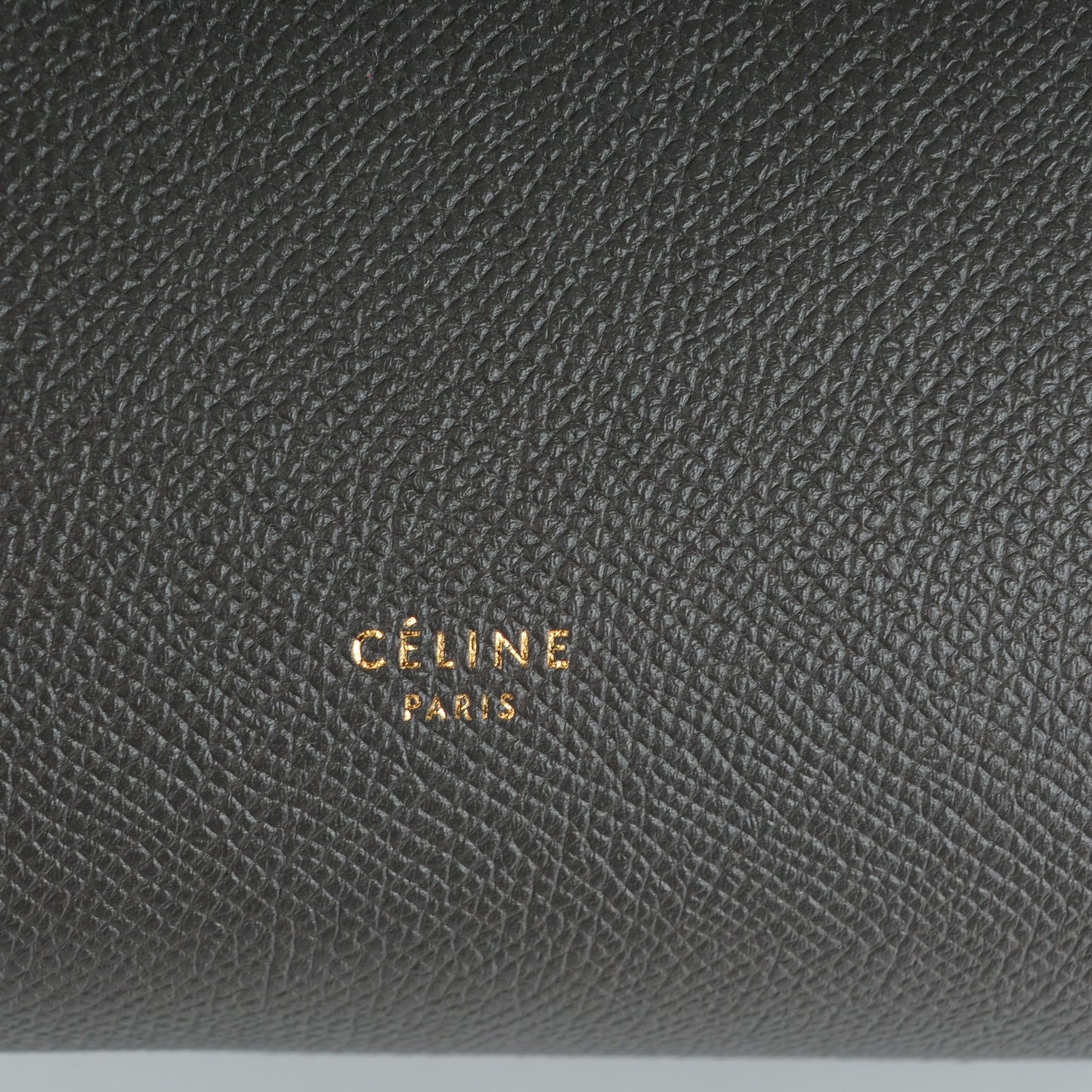 Grained Calfskin Micro Belt Bag Grey
