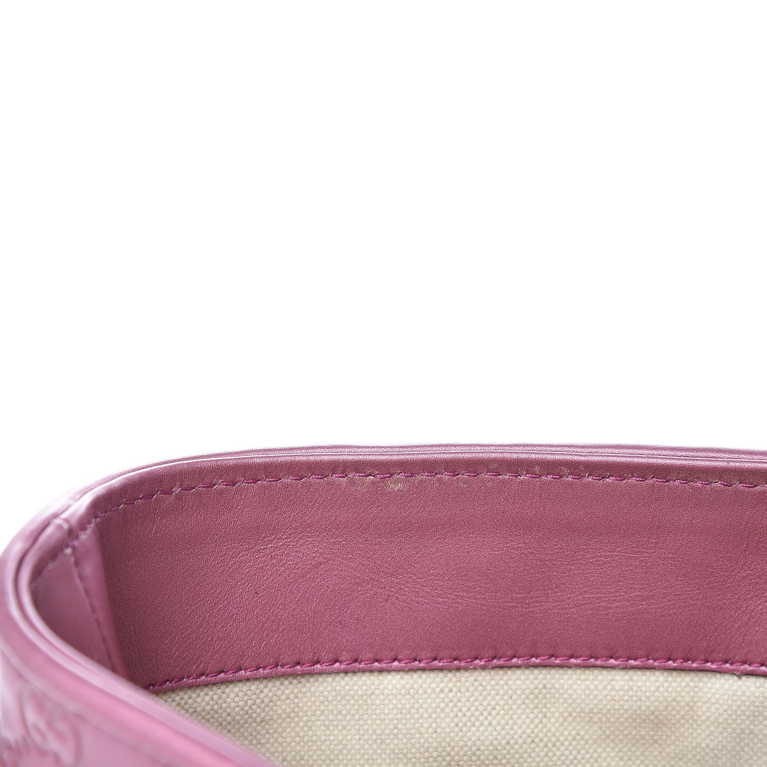 Gucci Metallic Soft Guccissima Large Heart Bit Charm Top Handle Tote Fresia Rose 15 of 16