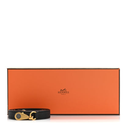 Hermes Togo Kelly Shoulder Strap Black 5 of 5