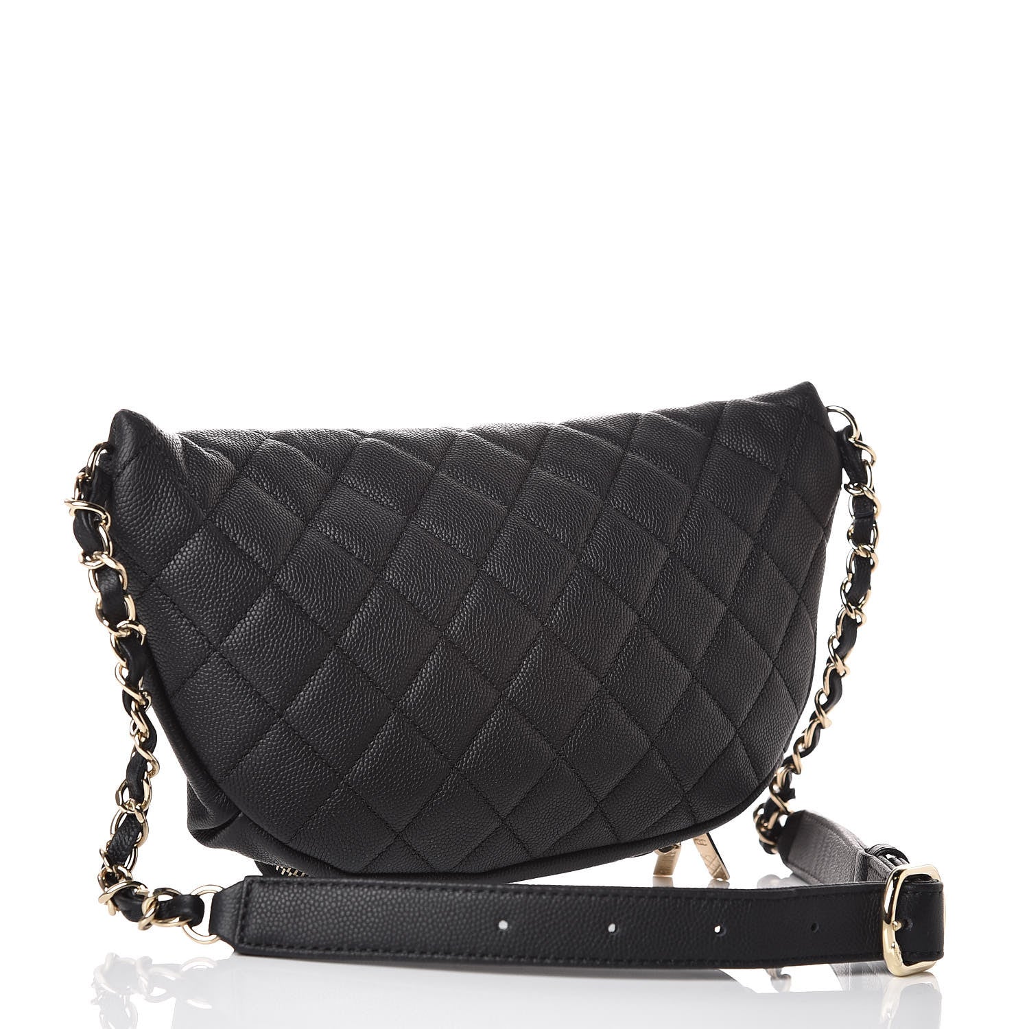 Chanel Caviar Quilted Business Affinity Waist Belt Bag Black 3 of 8