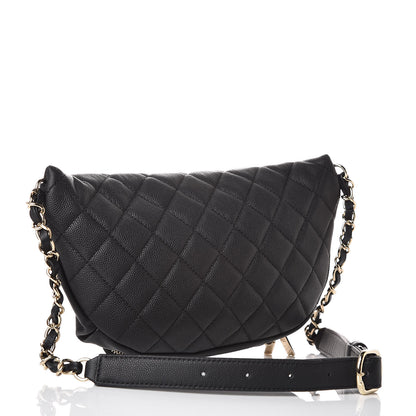 Chanel Caviar Quilted Business Affinity Waist Belt Bag Black 3 of 8