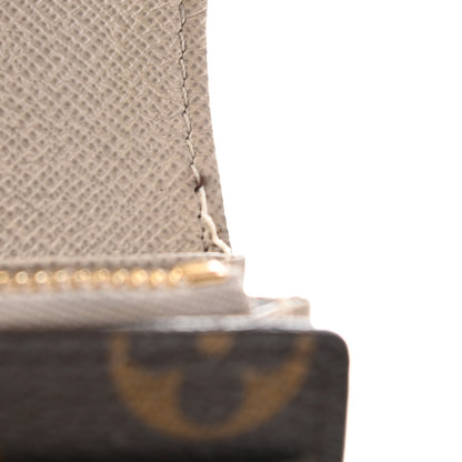 Louis Vuitton Monogram Dentelle Sarah Wallet Silver 9 of 13