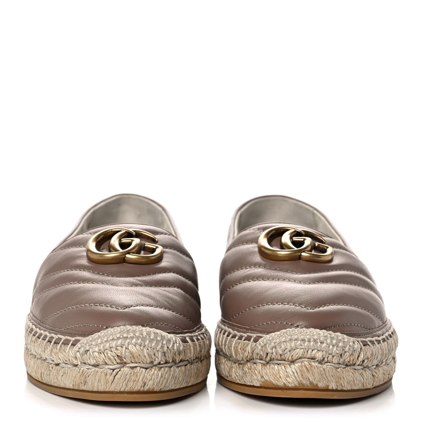 Nappa Matelasse GG Marmont Espadrilles 38 Porcelain Rose