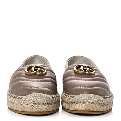 Gucci Nappa Matelasse GG Marmont Espadrilles 38 Porcelain Rose 2 of 8