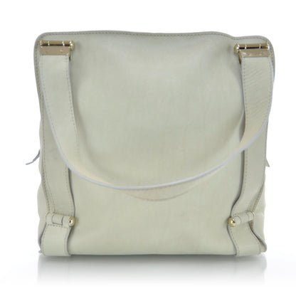 Jimmy Choo Cashmere Calfskin Large Parker Tote White 3 of 11