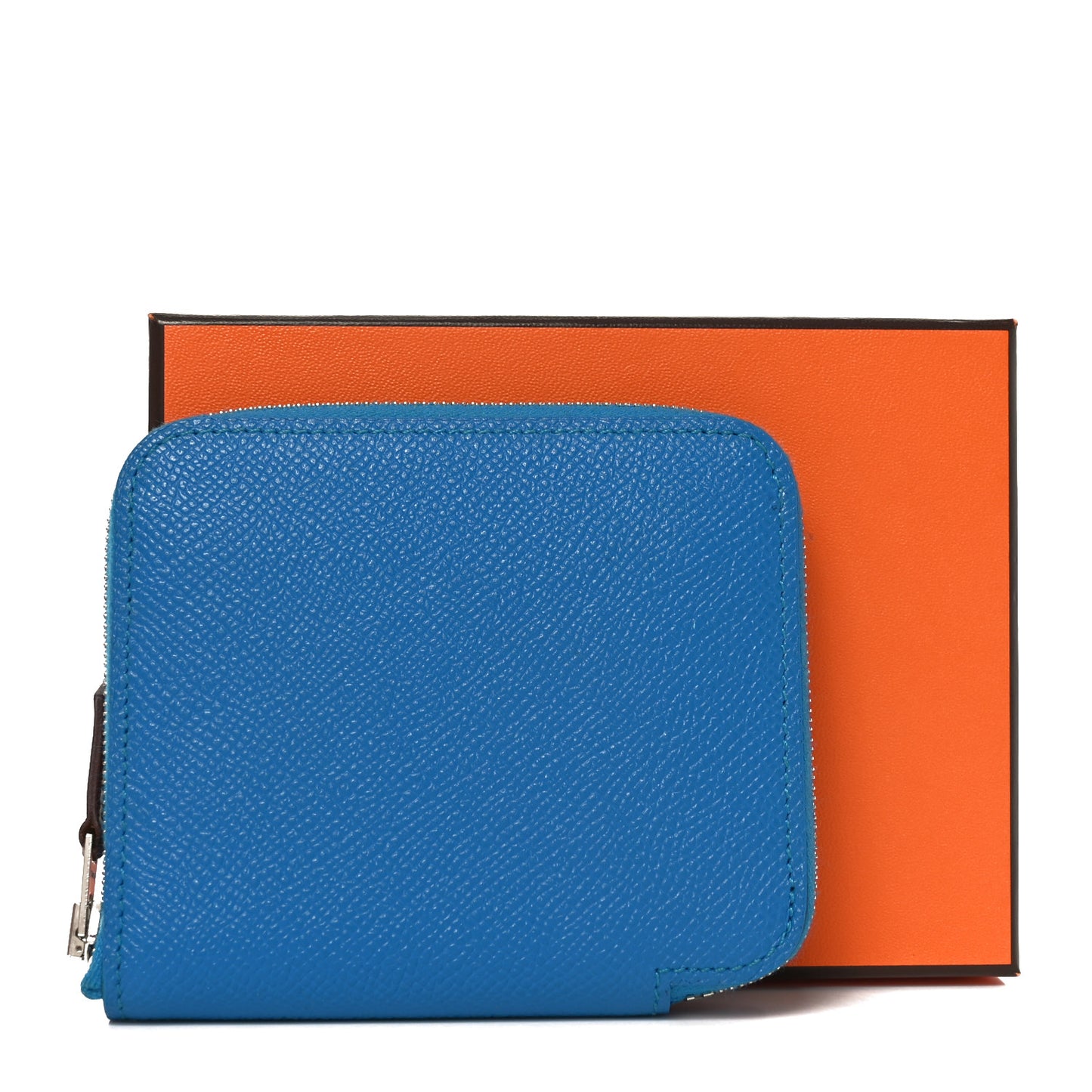 Epsom Silk'In Compact Wallet Bleu Zanzibar