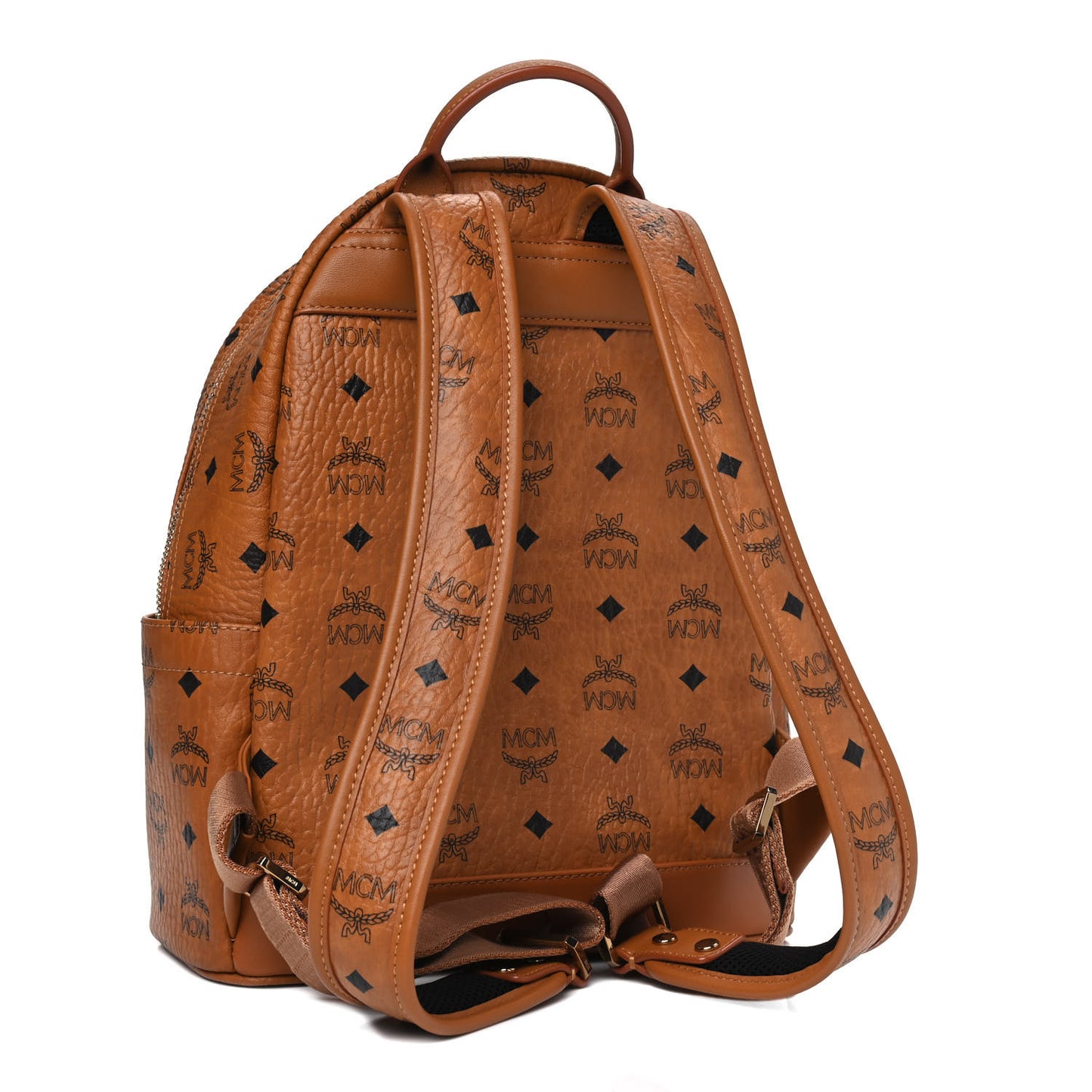 Visetos Studded Small Stark M Backpack Cognac