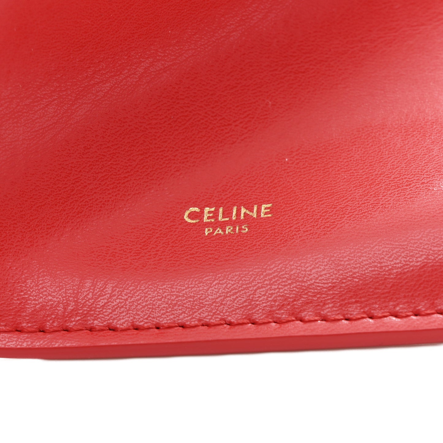 Glossy Calfskin Flat Luggage Shoulder Bag Ultra Red