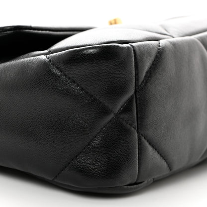 Chanel Lambskin Quilted Medium Chanel 19 Flap Black 9 of 10