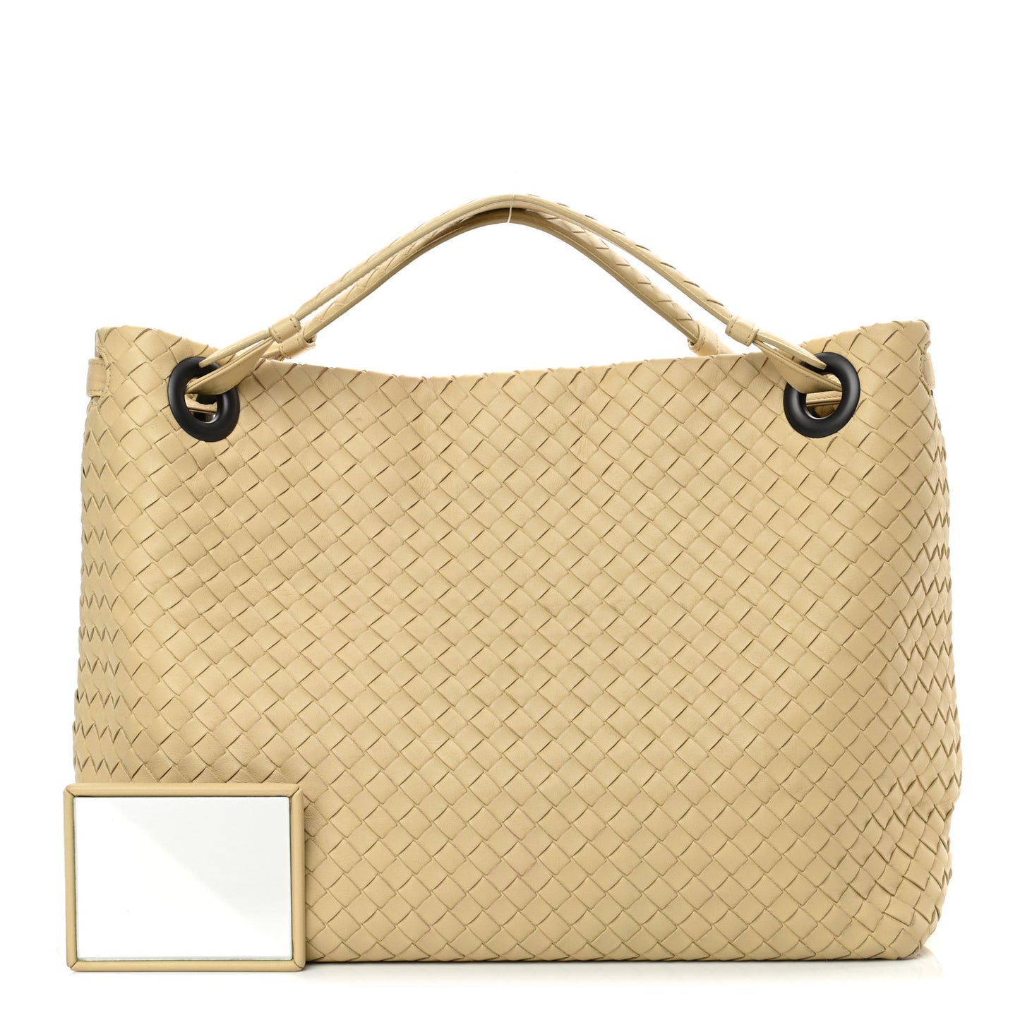Nappa Intrecciato Medium Garda Bag Banane