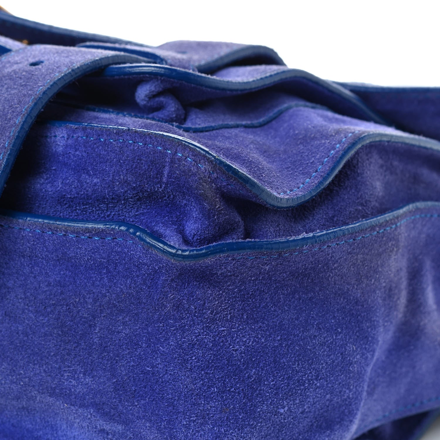 Proenza Schouler Suede Medium PS1 Satchel Royal Blue 10 of 19