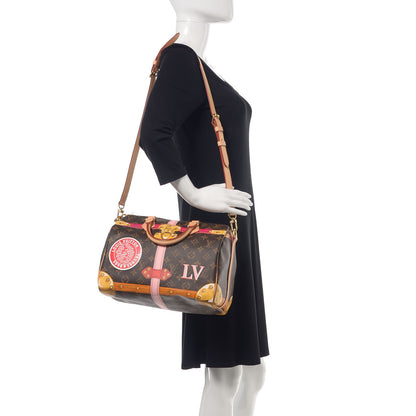 Louis Vuitton Monogram Summer Trunks Speedy Bandouliere 30 2 of 11